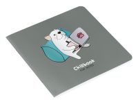 Записная книжка без линовки на скрепке MESHU "Chillbook" 170*170 мм 40 л 80 г