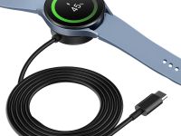 Беспроводное зарядное устройство Deppa (24023) для Galaxy Watch 2.5Вт/Type-C 1m (черный)