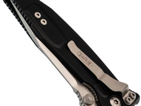 Складной нож Microtech Socom Elite 160-10, сталь M390, рукоять черный алюминий