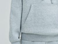 Флисовое худи, Серый