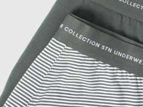 Трусы-транки, 2 шт., Зеленый