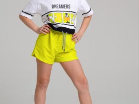 Шорты текстильные пляжные для девочек