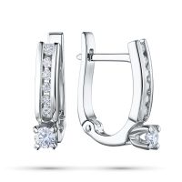 Серьги из белого золота э4712сг05090500