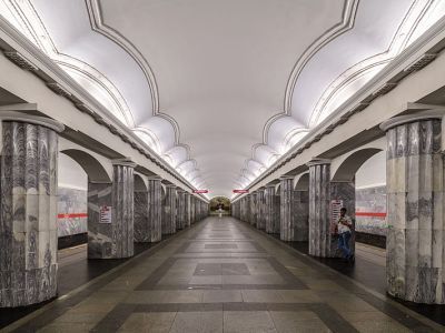 Станция метро “Балтийская” (с перронным залом)