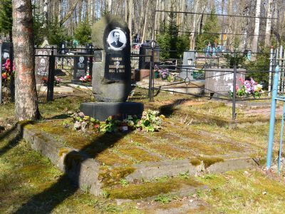 Могила Рыбкина Петра Николаевича (1864-1948 гг.) - соратника А.С. Попова