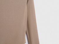 Боди из вискозы, Бежевый