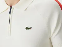 Мужское трикотажное поло Lacoste на молнии