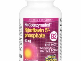 Natural Factors, BioCoenzymated, B2, рибофлавин 5'-фосфат, 50 мг, 30 вегетарианских капсул