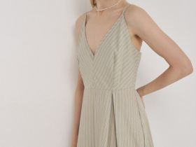 Сарафан из хлопка, Зеленый