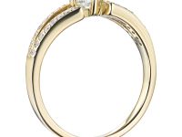 Кольцо из желтого золота с бриллиантами э0301кц03220006