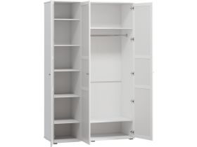 Распашной шкаф Амели 3-120x220 Белый