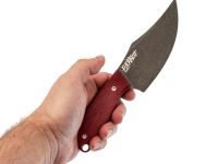 Нож Barmaley Knives Пьеро, сталь AUS-10Co, рукоять Микарта, красный