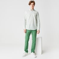 Мужские брюки Lacoste приталенного кроя из смеси льна