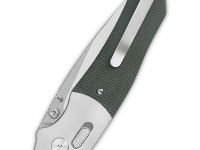 Складной нож QSP Vault, сталь 14C28N, рукоять микарта/алюминий, зеленый