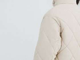 Утеплённая куртка, Бежевый