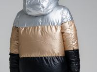 Куртка текстильная с полиуретановым покрытием для девочек