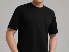 Футболка прямого кроя из мерсеризованного хлопка