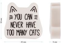 Набор ластиков MESHU "Right Cat" 3шт., фигурный, термопластичная резина, 40*30*13мм