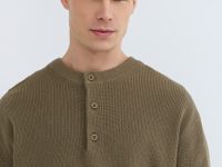 Джемпер из текстурной пряжи, Бежевый