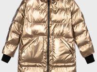 Пальто текстильное с полиуретановым покрытием для девочек