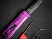 Автоматический нож Daggerr Кощей Purple, сталь D2, рукоять алюминий