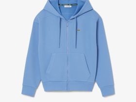 Женский эластичный свитшот Lacoste из смеси органического хлопка