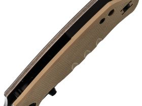 Нож Barmaley Knives Seadevil, сталь D2, рукоять G10/сталь, песочный