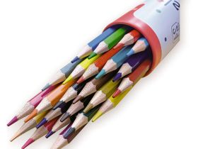 Набор карандашей цветных Acmeliae 36 цв, в футляре-тубусе