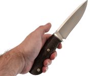 Нож Окский, сталь N690, рукоять карельская береза