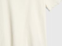 Футболка в рубчик для девочек, Белый