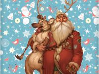 Комплект наклеек Krutoff «Новый год 2025» 8 шт