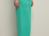 Укороченные брюки из конопляной ткани с хлопком