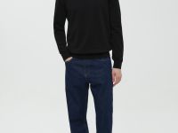 Базовый джемпер из хлопка прямого кроя