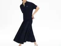 Женское поло Lacoste свободного кроя