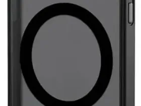 Чехол-накладка Mosbros Mag Comfortable для Apple iPhone 16 Pro пластиковый прозрачно-черный (черная рамка)