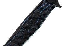 Складной нож НОКС Финка-М, сталь D2, рукоять G10 черно-синяя