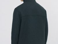 Утеплённое пальто на молнии, Серый