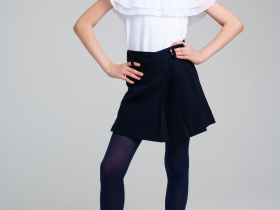 Юбка-шорты текстильная для девочек