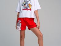 Фуфайка трикотажная для девочек (футболка)