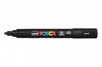 Маркер UNI "POSCA" PC-5M, 1,8-2,5 мм, наконечник пулевидный, цвет черный