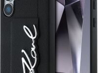 Чехол Karl Lagerfeld Metal Signature для Galaxy S25 Ultra черный
