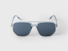 Серые солнцезащитные очки-авиаторы Глория Джинс
