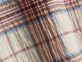 Рубашка из ткани с жатым эффектом для девочек, Бежевый