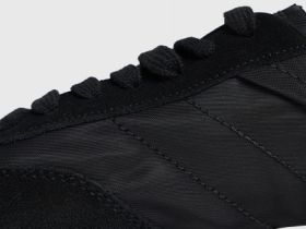 Кроссовки из натуральной замши, Черный