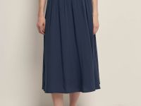 Юбка миди А-силуэта на резинке