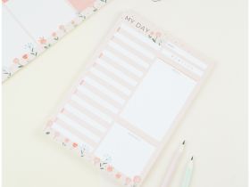 Блок для записей, склейка (To Do list) MESHU "Meadow" 14,8*21,0 см (А5), 50 л
