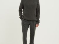 Джемпер прямого силуэта с шерстью