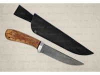 Нож АиР «Лиса», сталь ZD 0803, рукоять карельская береза, алюминий