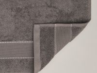 Полотенце махровое Tesoro, серое