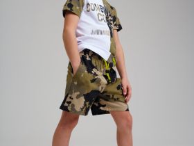 Комплект трикотажный для мальчиков: фуфайка (футболка), шорты